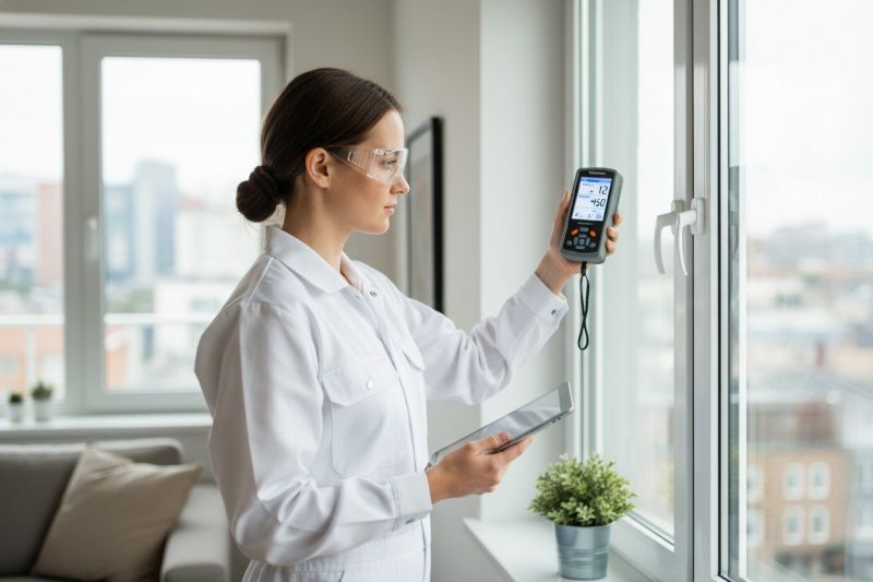 Residential Air Testing detail